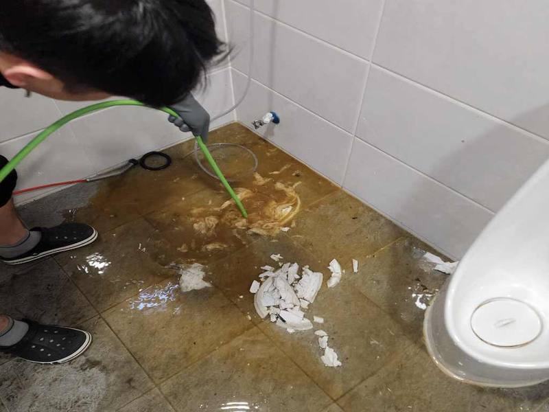 분당 변기역류 작업사례 7