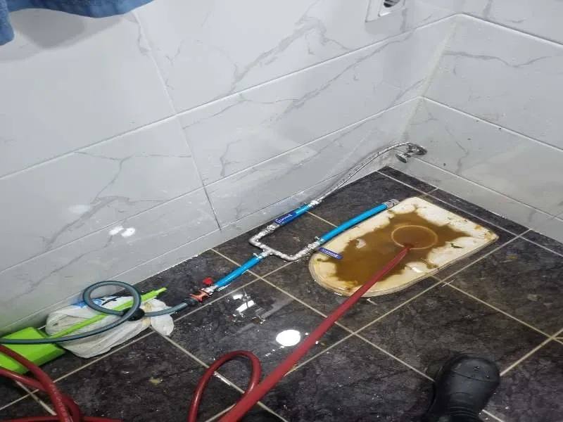 분당 변기역류 작업사례